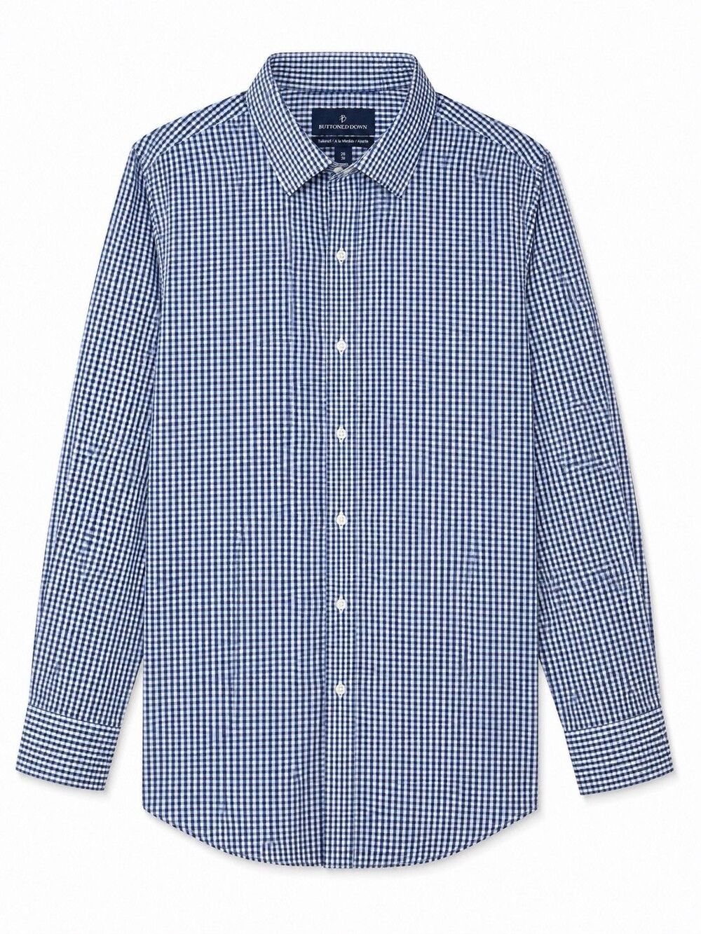 Buttoned Down Men’s Long Sleeve Tailored Model Button Up Dress Shirt Size 64T